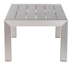 Zuo Modern Cosmopolitan Coffee Table Gray & Silver 701860