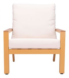 Zuo Modern Terrio Accent Chair Beige & Natural 703969