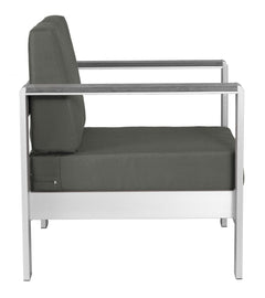 Zuo Modern Cosmopolitan Arm Chair Gray 703985