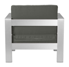 Zuo Modern Cosmopolitan Arm Chair Gray 703985