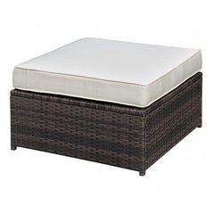 Furniture of America Fischer Contemporary Padded Patio Ottoman IDF-OS2136-E