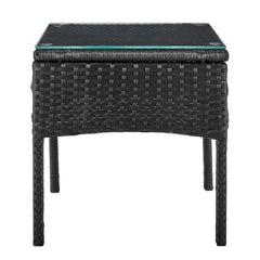 Manhattan Comfort Noli Patio 2-Person Seating Group with End Table