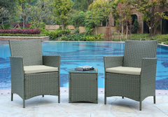 Manhattan Comfort Imperia Patio 2-Person Seating Group with End Table